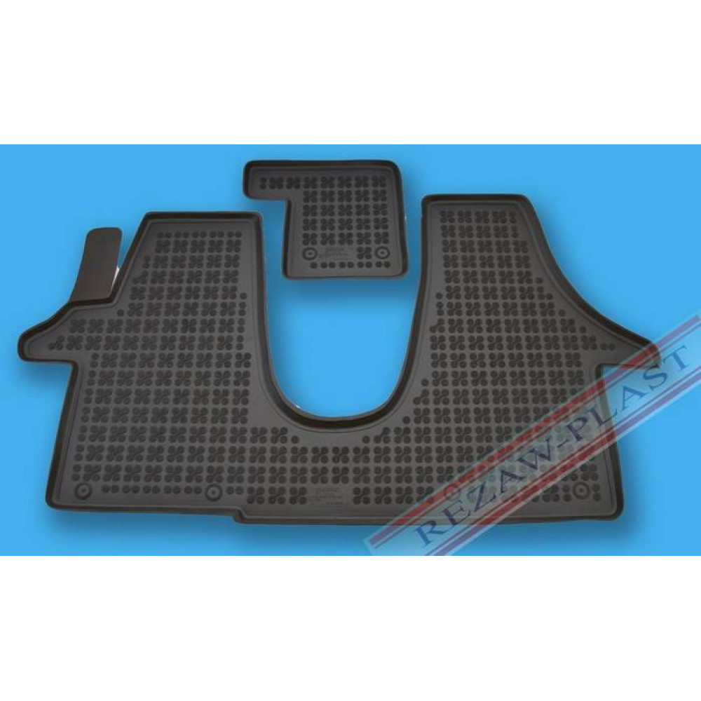 Car rubber floor mats front black VW T5/T6  (2003-...)  200109