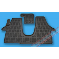 Car rubber floor mats front black VW T5/T6  (2003-...)  200109