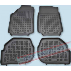 Car rubber floor mats black AUDI A6 (1994-1997)  200302