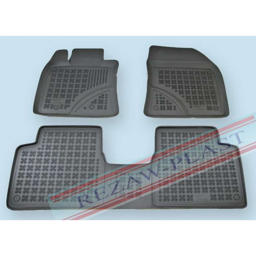 Car rubber floor mats black TOYOTA AVENSIS (2009-...)  201405