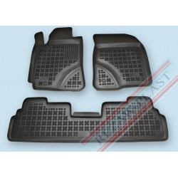 Car rubber floor mats black TOYOTA COROLLA VERSO II (2004-2009)  201418