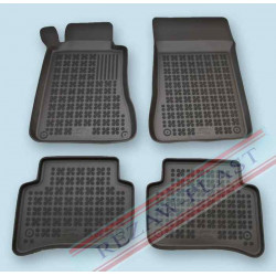 Car rubber floor mats black MB C-class W203 (2000-2007)  201701