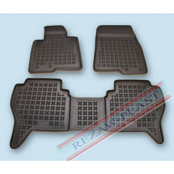 Car rubber floor mats black MITSUBISHI MONTERO III (1999-2006)  202304