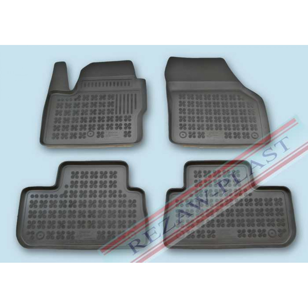 Car rubber floor mats black LAND ROVER FREELANDER II (2007-...) 202901