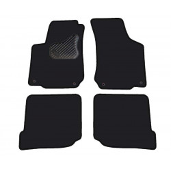 Car textile mats black SEAT LEON (1999-2005) ECONOMIC