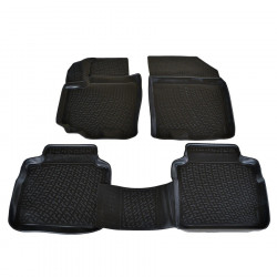 Car rubber floor mats black 3D SUZUKI SX4 II S-Cross (2013-...)