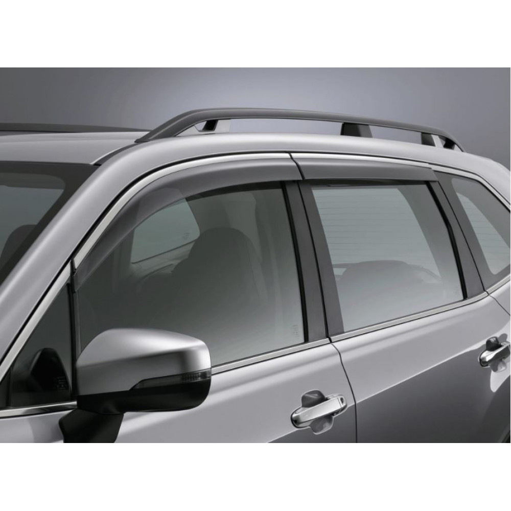 WINDOW DEFLECTORS WITH CHROME MOLDING VOLVO XC60 II (2017-…)